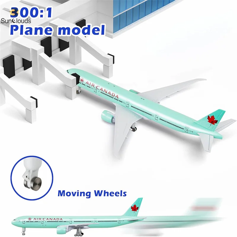 1/300 Modelvliegtuig Diecast Vliegtuigen Canada Boeing 777 Modelvliegtuig Voor Collecties En Geschenken