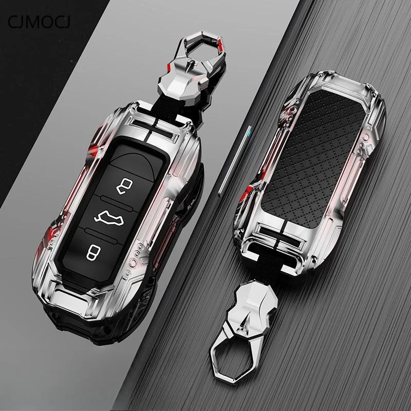 For FAW Besturn B70 T77 B70S NAT M9 T55 T33 Key Case Cover, Car Key Fob Shell, Luxury Full-Coverage Keychain,Besturn Accessories