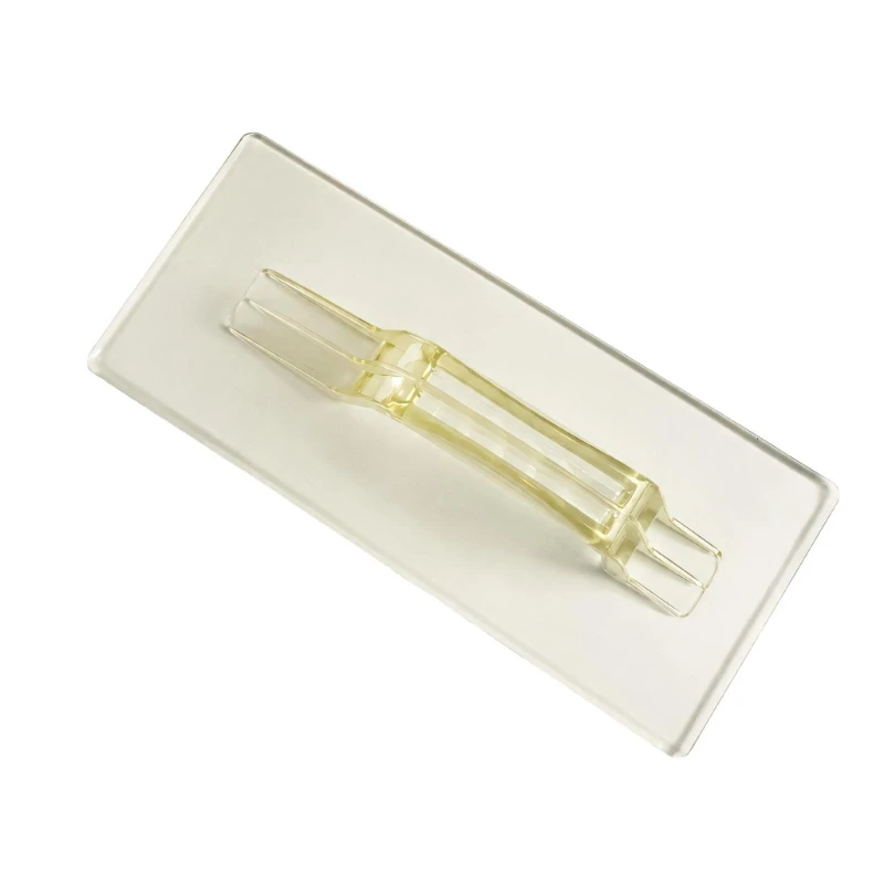 AXYC D1158T Finishing Trowel with Clear Plastic Board and Round Corners for Applying Water-Based Decorative Coatings, Putty,