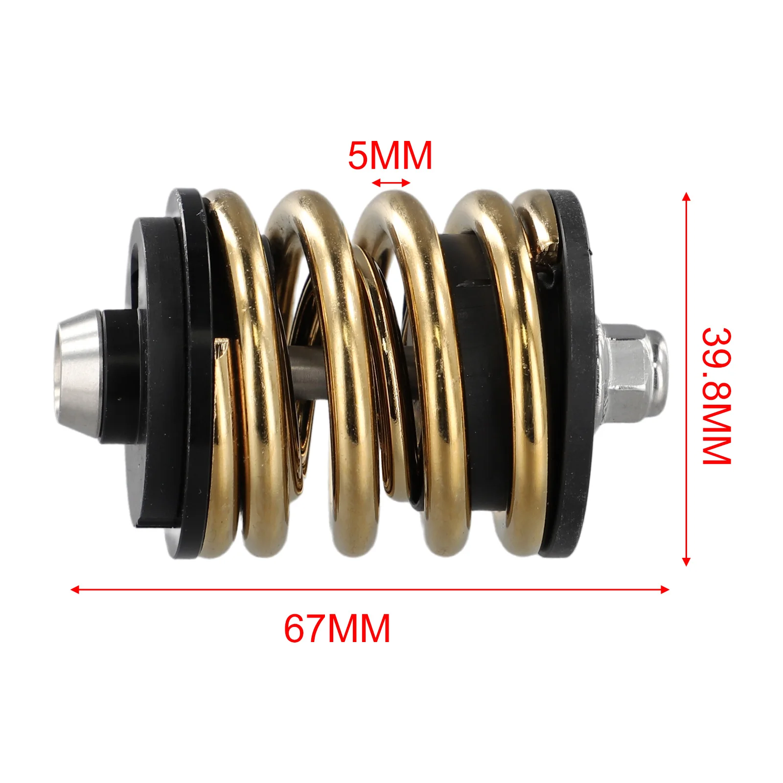 

New Practical Shock Absorber Rear Shock Absorber Double-layer Spring Effective Folding Bicycle Simple Structure