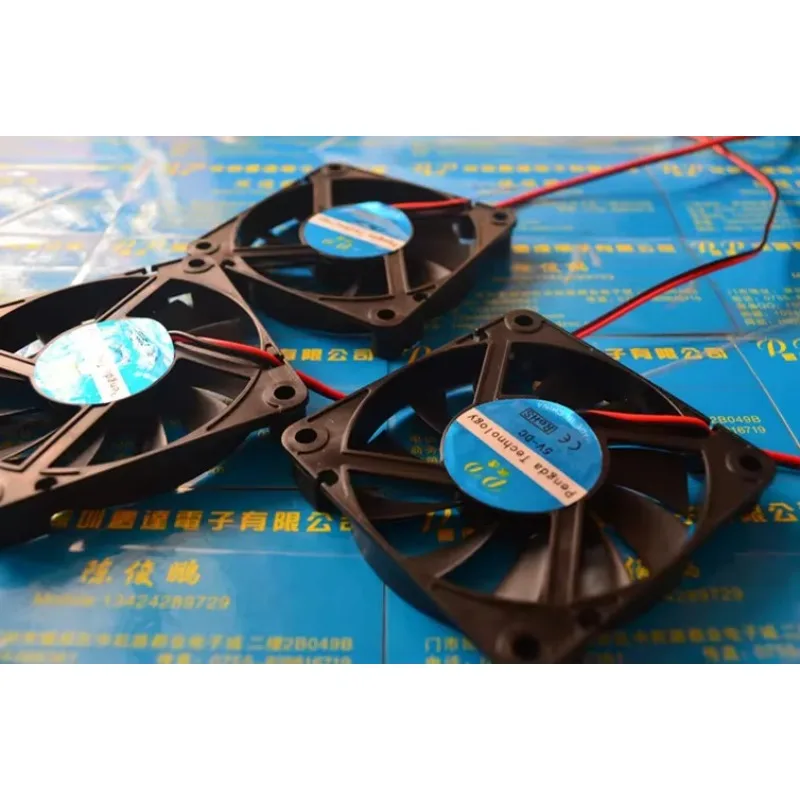 pa 10pcs   7010 70MM 70*70*10MM DC 5V 12V 24V Ultra-thin Graphics Card fan Comptuter CPU  Cooling fan with 2pin