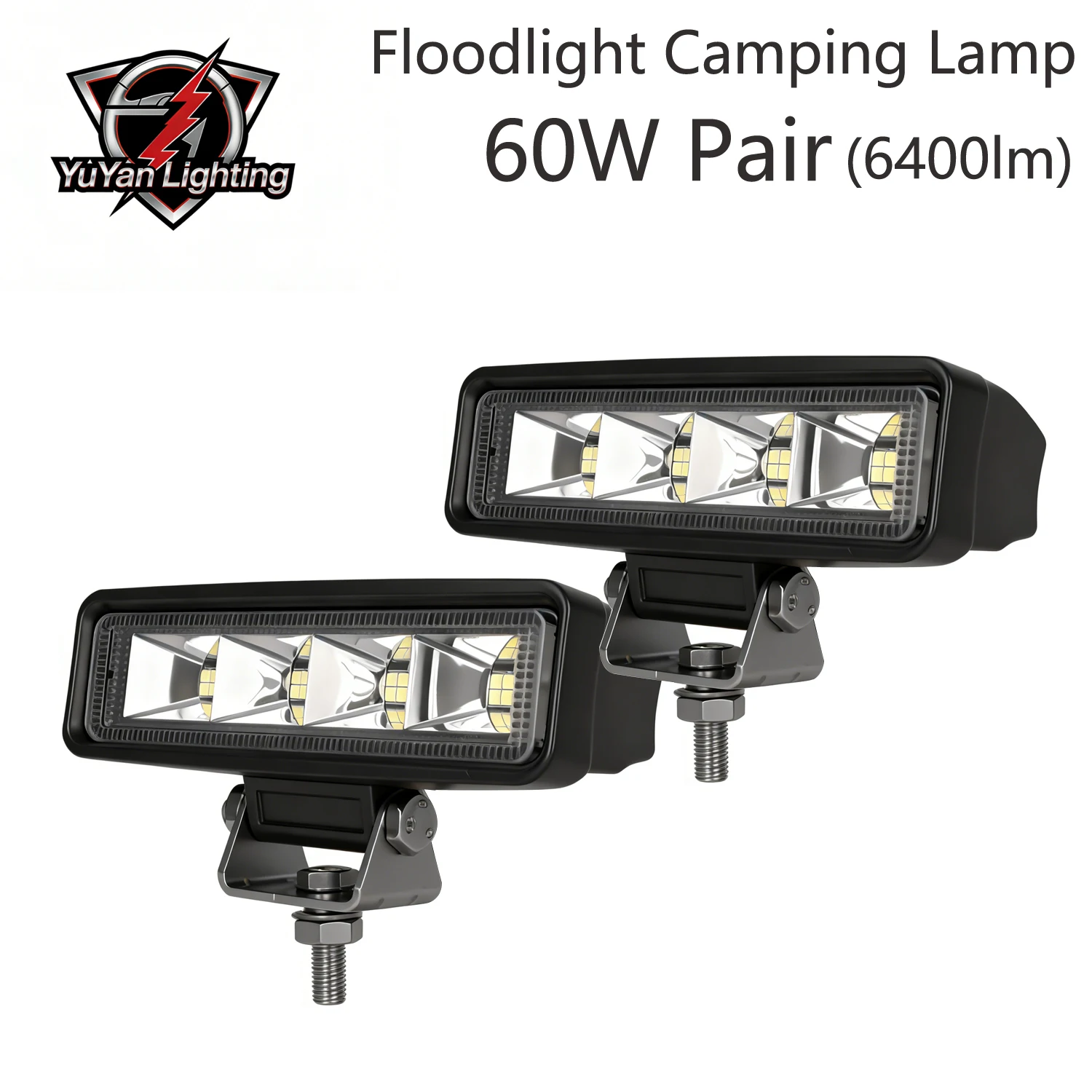 

6 Inch LED Light Bar White Yellow Work Lights Fog Pods Light For Offroad Trucks Tractor 4WD SUV Boat Golf Cart 12V 24V