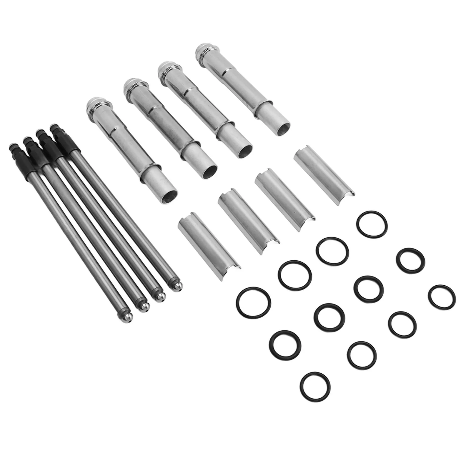 

24PCS Adjustable Pushrods Kit with Cover 0928 0023 - for Twin Cam Motorcycle Models 1999-2017