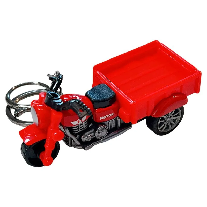 

New Pull Back Tricycle Car Keychain Pendant Tricycle Toy Keychain Cute Student Fun Toy Keychains Car Bags Charm Children's Toys