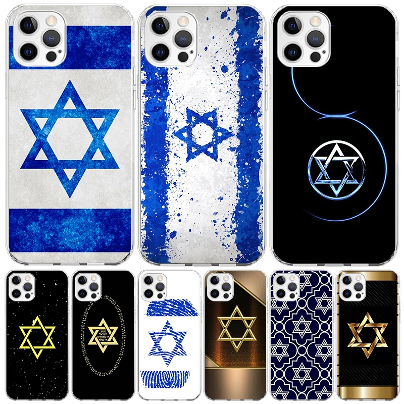 David Jewish Star Symbol For iPhone 16 15 14 13 12 11 Pro Max Phone Case X XS XR 7 Plus Print 8 SE Apple Fundas Cover Coque 11 1