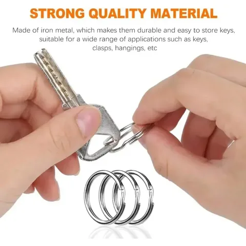 топ 12 пустые металлические брелоки - №9