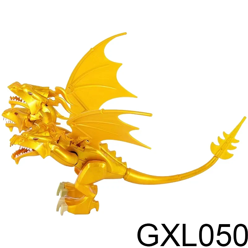 MOC Hero Movie Figures Dragon Spider Building Block Fiery Dragon Magic Animals Monster Mini Model Bricks Toys Kids Gifts