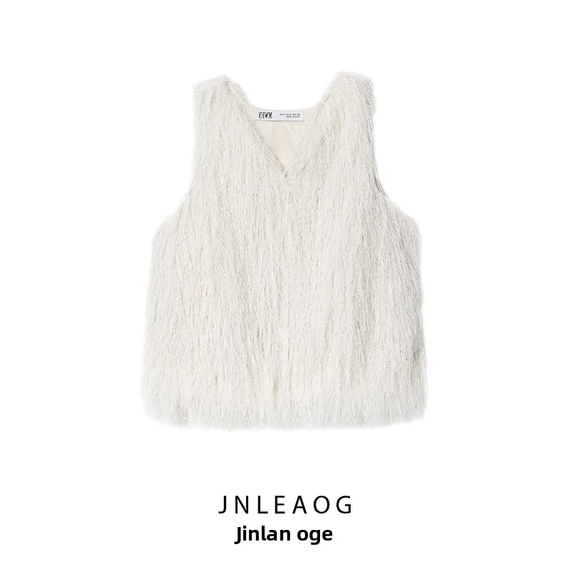 

Faionable Tassel Trim ort Женское джето Осеннее новое женское пальто из полиэфирного волокна Повседневное свободное пальто из полиэстера 00%