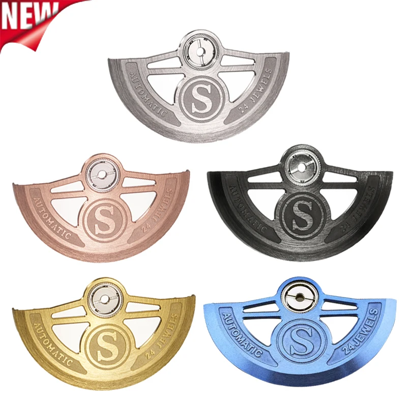 Rotore del peso oscillante Mod NH compatibile con NH34 NH35 NH36 NH38 NH39 7S26 7S36 4R35 4R36 7002 7009 6309 Movimento automatico martello