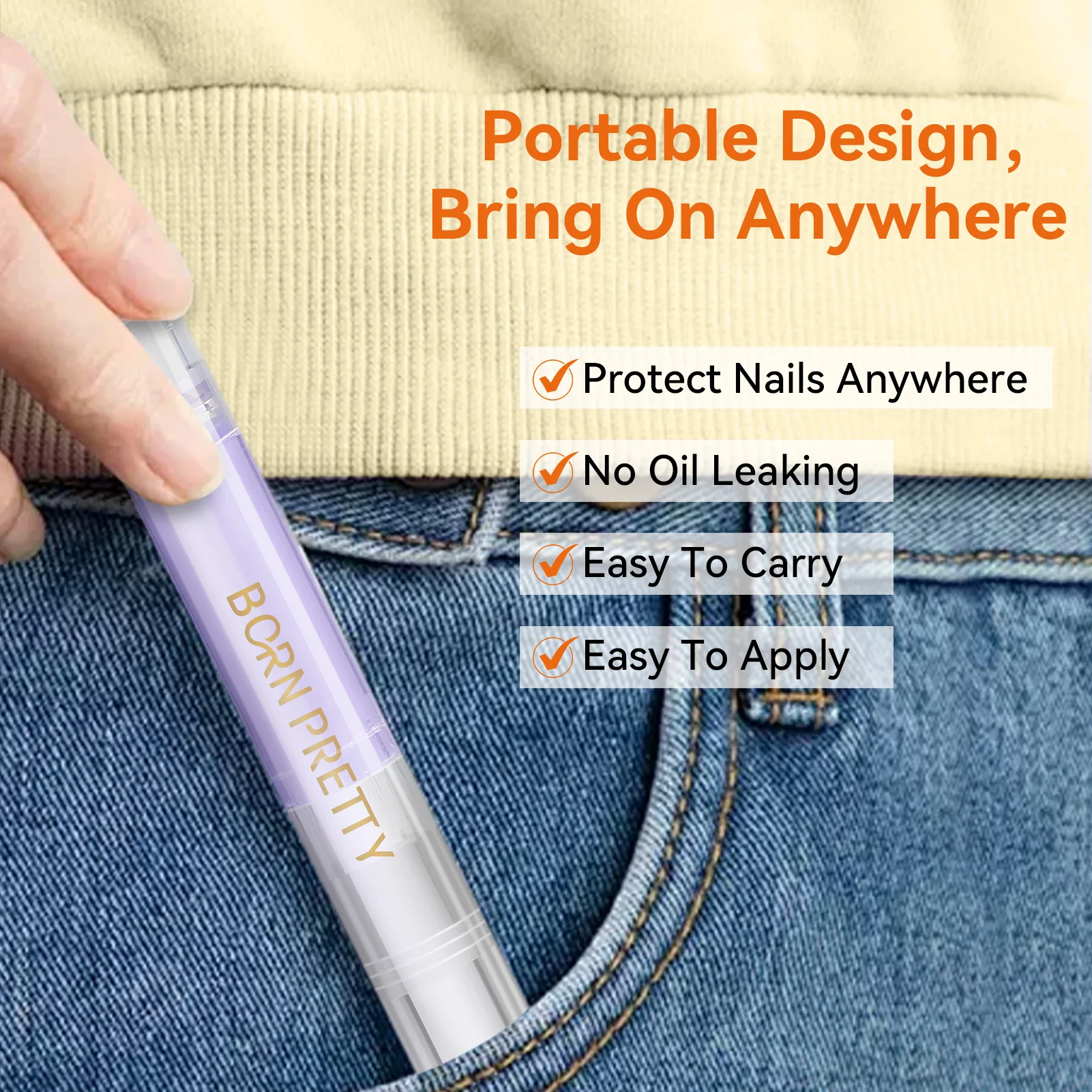 6 ชิ้น/เซ็ตเล็บโภชนาการน้ํามันปากกาเล็บปากกา Cuticle Revitalizer น้ํามันป้องกัน Agnail เล็บเจลบํารุงผิวปากกา