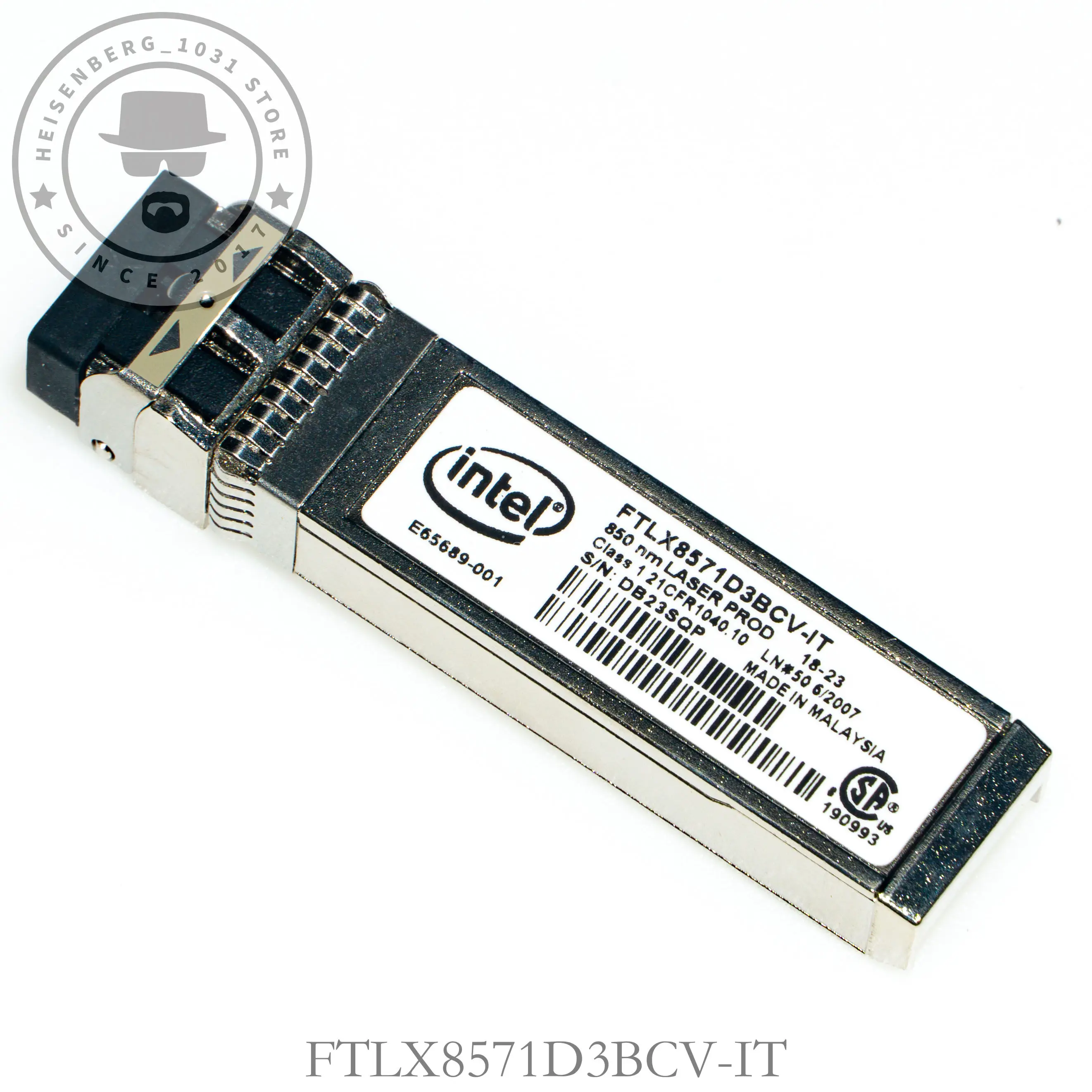 Fit Intel FTLX8571D3BCV-IT 10Pcs 10G SFP+ 850nm Multimode Dual Fiber SR Optical Transceiver Module 300M Ethernet SFP Module