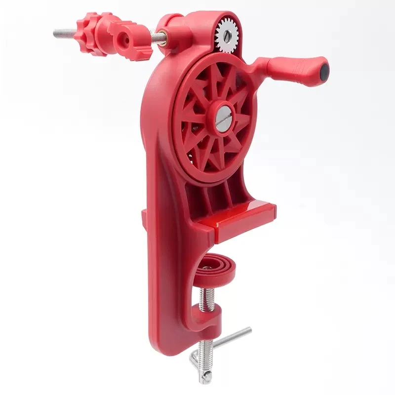 Brand New MADMOUSE Fishing Line Spooler Table Clamp Spinning reel Coiler Fishing Tools Red Color Single spindle winding