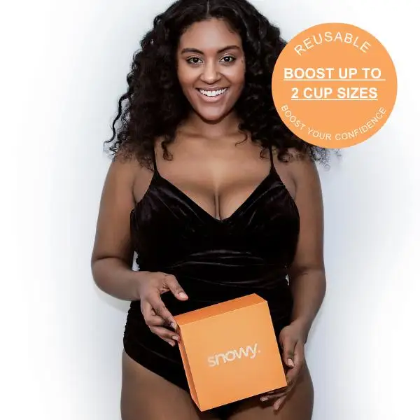 حمالة صدر SNOWY Sticky Inserts - حشوات لزجة معززة فورية بواسطة وسادة صدر غير مرئية قابلة لإعادة الاستخدام من SNOWY، صدر من السيليكون الناعم المريح