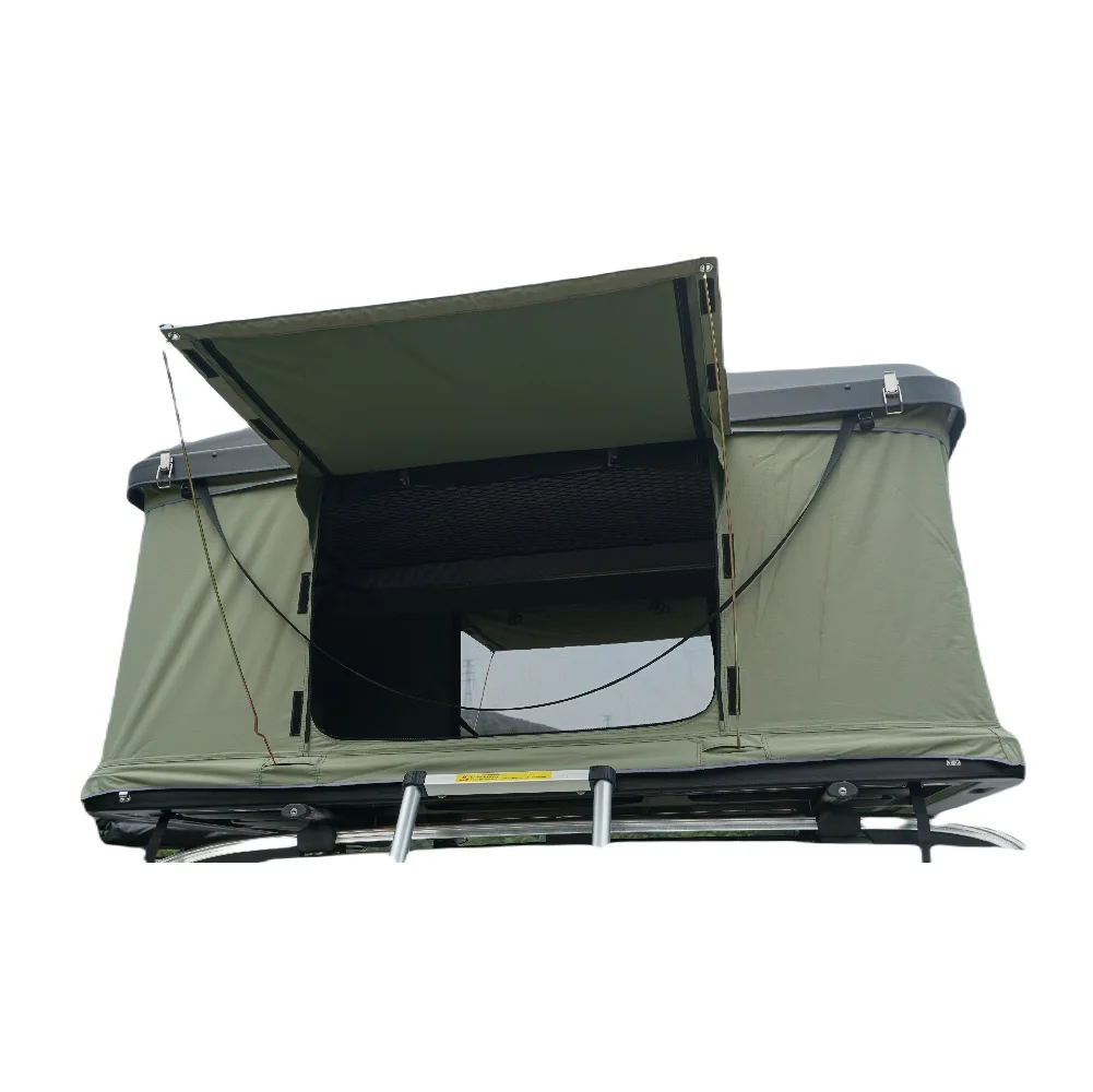 Outdoor Camping Automatic Car Truck ABS Hard Shell Fold Out Roof Top Rooftop Box Tent Tente De Toit 4x4