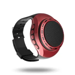 U6 reloj inteligente con Altavoz bluetooth, reloj deportivo usable, audio de muñeca, temporizador automático, manos libres, enchufe de llamada, tarjeta TF