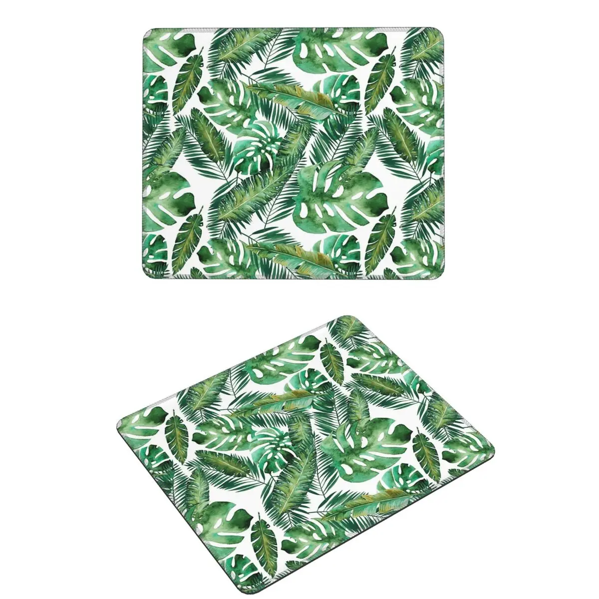 Monstera 바나나 팜 리프 마우스 패드 컴퓨터 키보드 마우스 매트 게이머 PC 데스크 매트 사무용품 테이블 매트