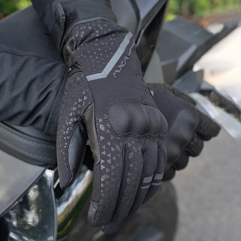 VXW-Gants de moto imperméables pour hommes et femmes, gants de protection coupe-vent, écran tactile, garder au chaud, hiver