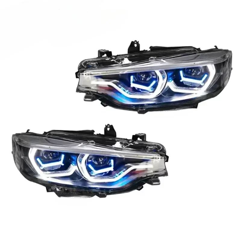 SJC Car Lights for BMW F32 M4 LED Headlight 2013-2019 4 series 425i F82 M3 Head Lamp Drl Projector Lens Automotive Accessories