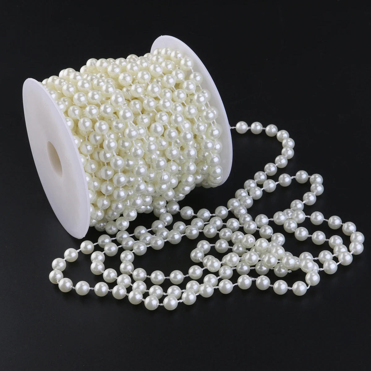 

10 M Imitation Pearl Connecting Beads Garland Crystal Diamond Hanging Curtain for DIY Chain Apparel Acrylic