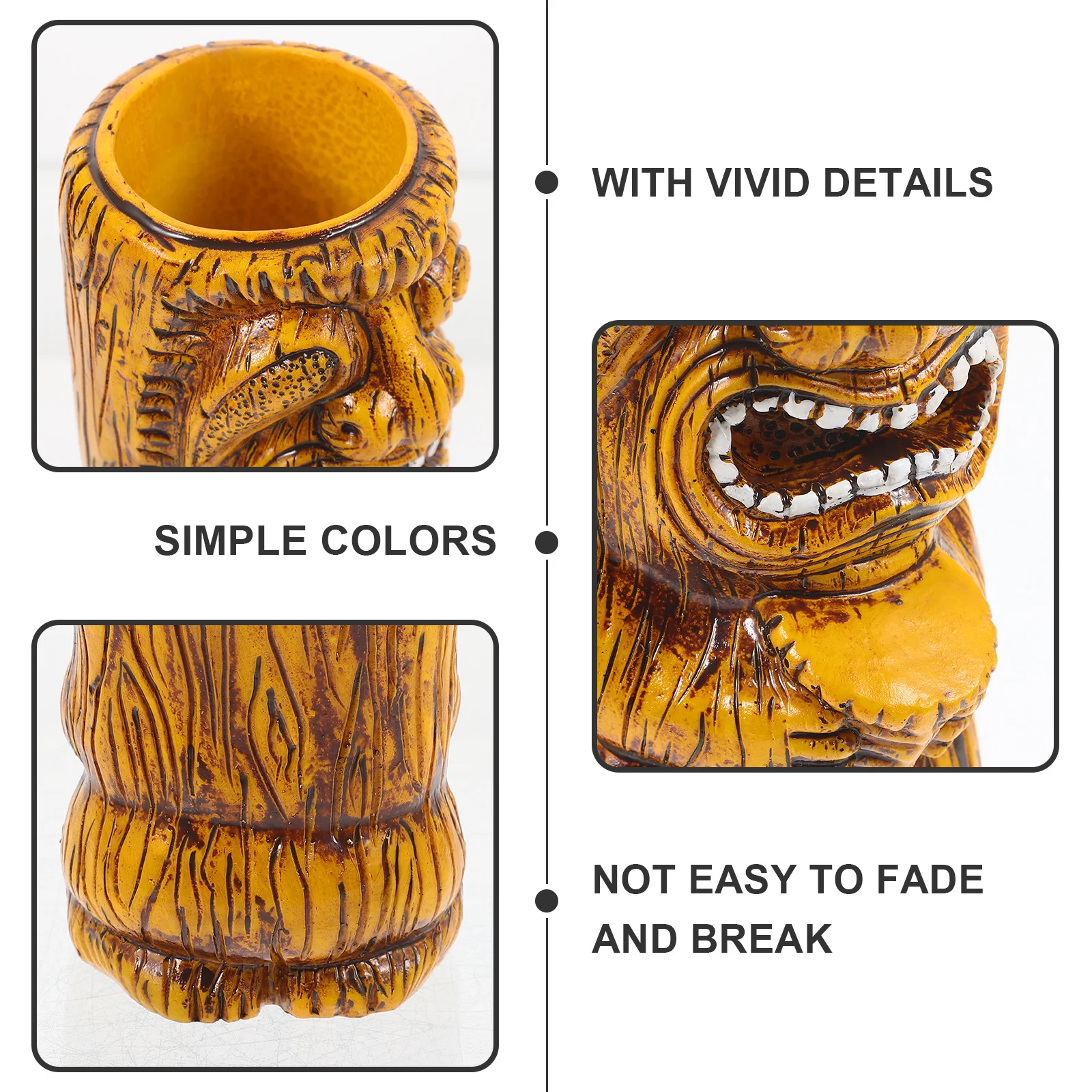 

Resin Statue Fish Tank Decoration Abstract Art Sculpture for Aquarium Home Shelf Office Decor Island Statue