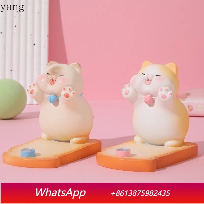 

CX creative cat mobile phone holder cute desktop decoration ornament