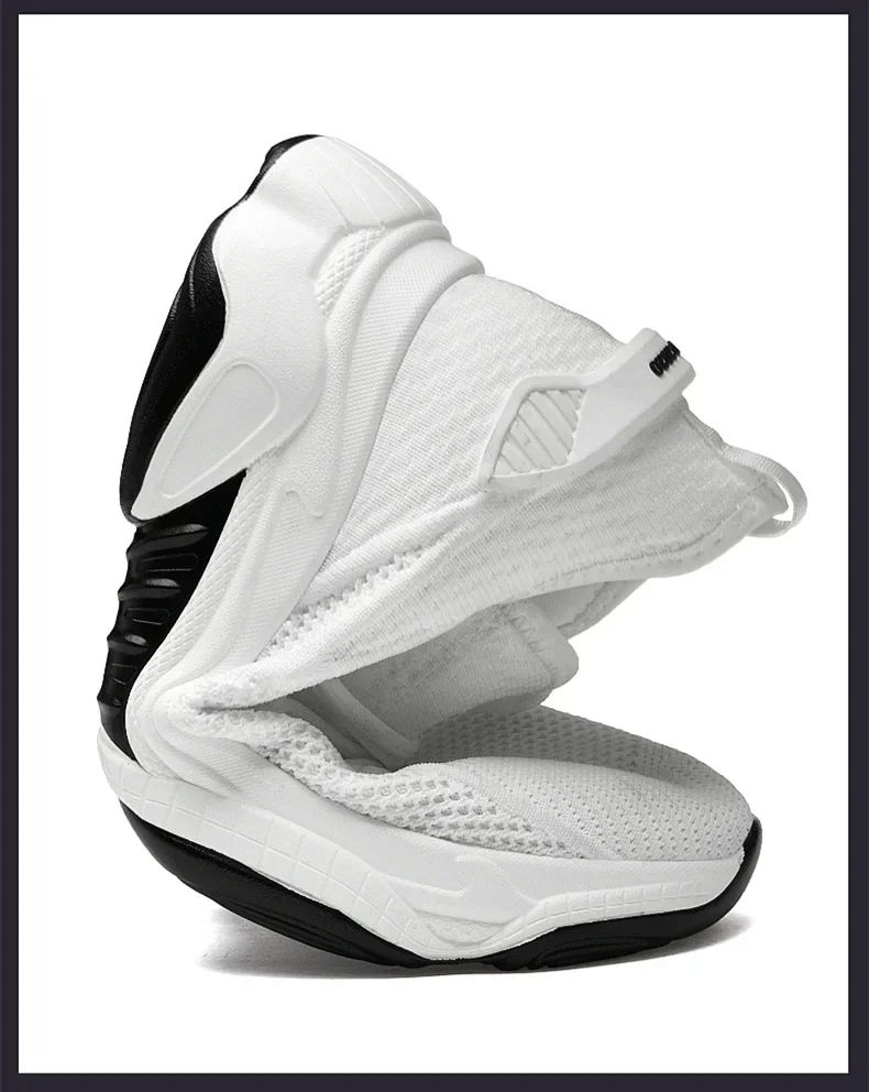 Sommer Männer Aufzug Schuhe Atmungsaktive Mesh Höhe Erhöhen Turnschuhe Männer Schuhe Innen Länge 7 cm Outdoor Freizeit Weiß Größere Schuhe – Detail 6