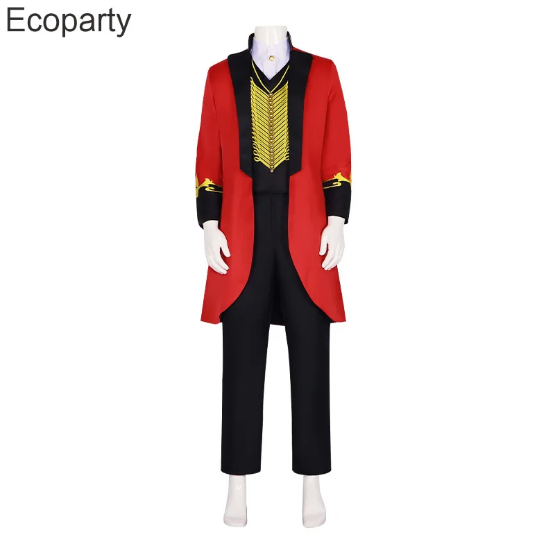 2023 The King Of Circus Barnum Cosplay Costume Barnum Hugh Jackman Uniform Jacket Pants Suit Halloween Costumes For Men Adult