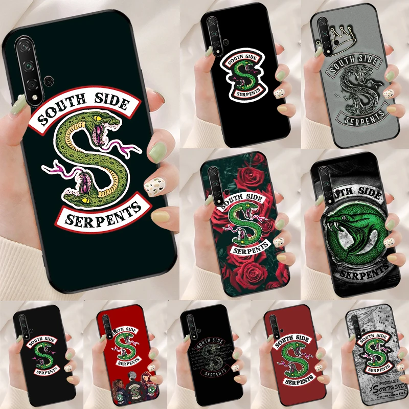 Riverdale South Side Serpents Case For Huawei Honor 70 50 X8 X9a Magic5 90 Lite P20 P30 P40 P60 Pro P Smart Nova 5T Cover