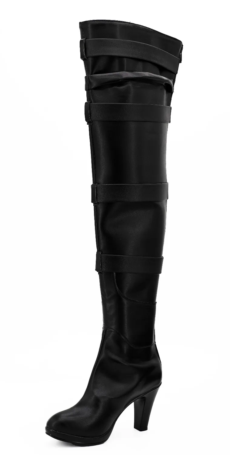 Yennefer – chaussures de Cosplay, bottes pour Costumes d'halloween, accessoires sur mesure