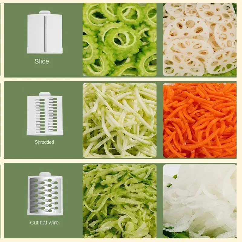 Cheese Chipping Machine Electric Apparatus Multifunctional Drum Vegetable Cutter Home Use and Commercial Use