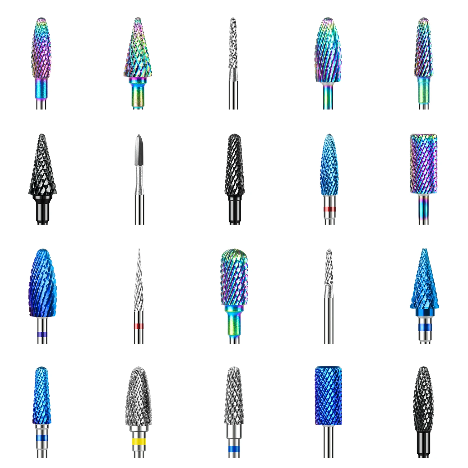 67 Styles Carbide Nail Drill Bits Pedicure Milling Cutter For Manicure Cuticle Clean Electric Manicure Drill Nail Files Art Tool