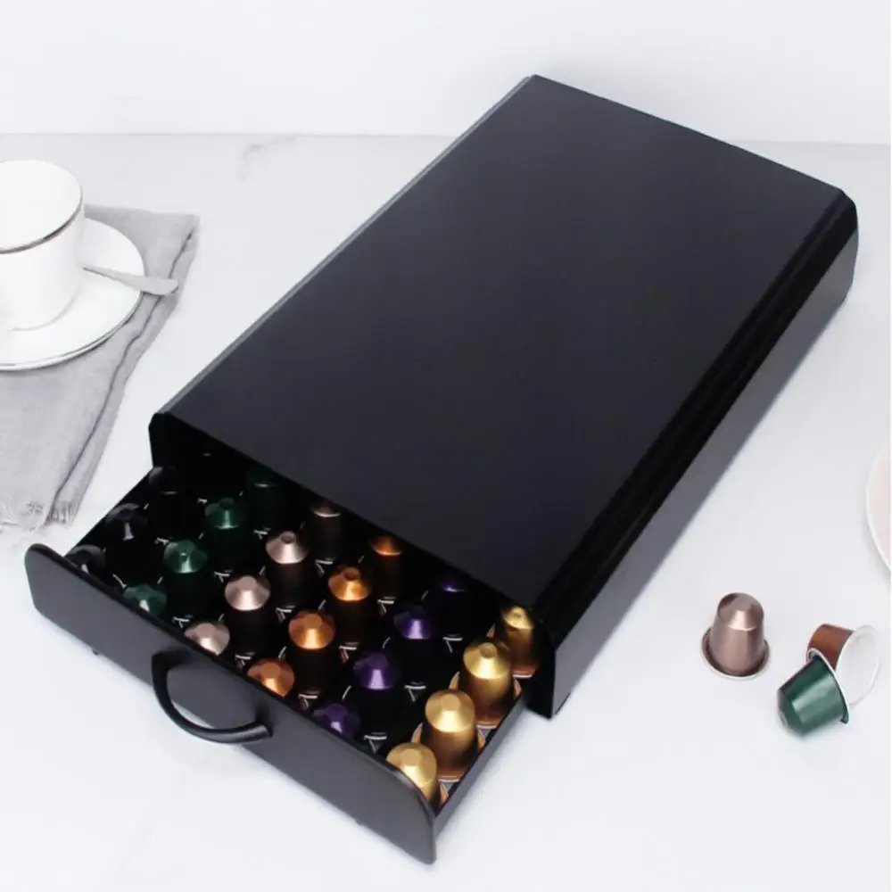 Pieces Nespresso Capsule Tray Box Nespresso Coffee Machine BaseNescafe Metal Storage Rack Coffee Tray Coffee Utensils