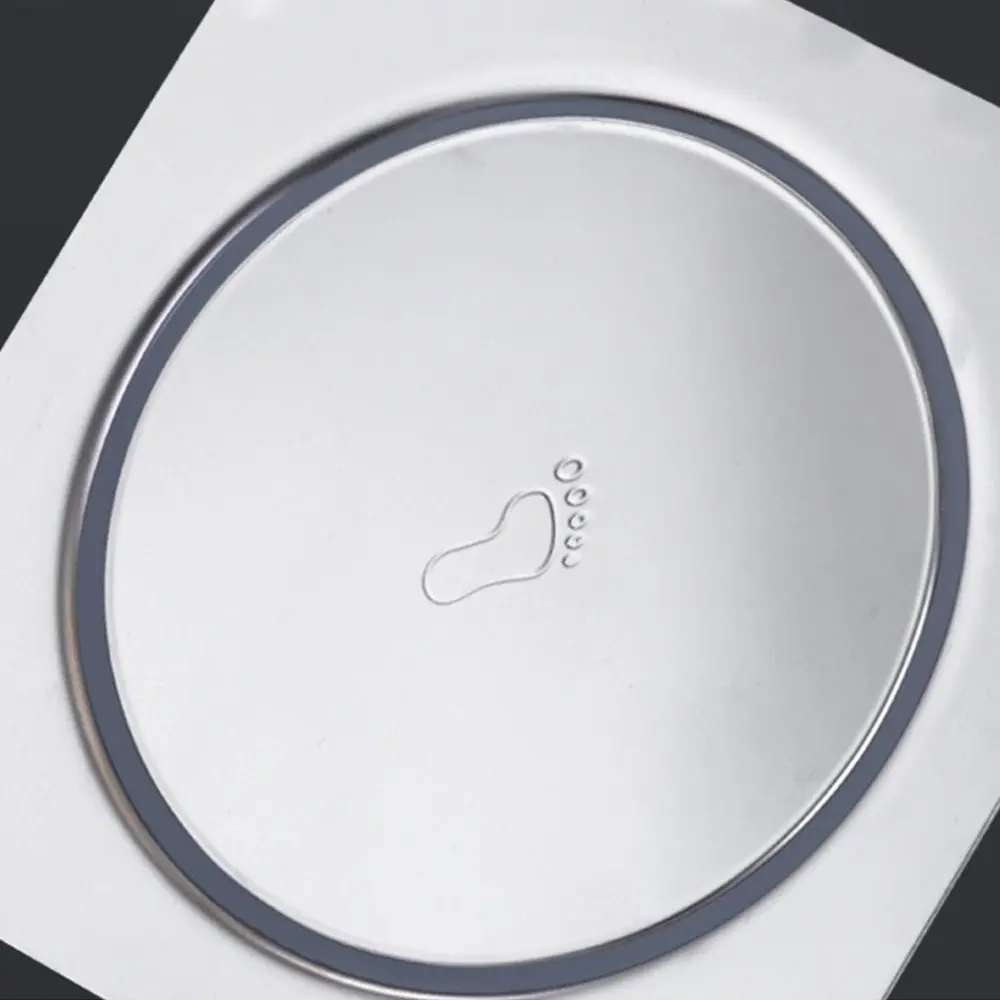 

Useful Stainless Steel Press-Type Floor Drain Pedal Type Pop Up Bounce Sewer Floor Strainer Removable Anti-odor Drain Filter