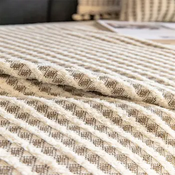 Krémový potah na pohovku s větrným efektem, bavlněný, univerzální, nový, 2025, potah na opěradlo pohovky, ručník, protiskluzový, prachotěsný potah na pohovku 10 nejlepší prodej potah na viktoriánskou pohovku - №3