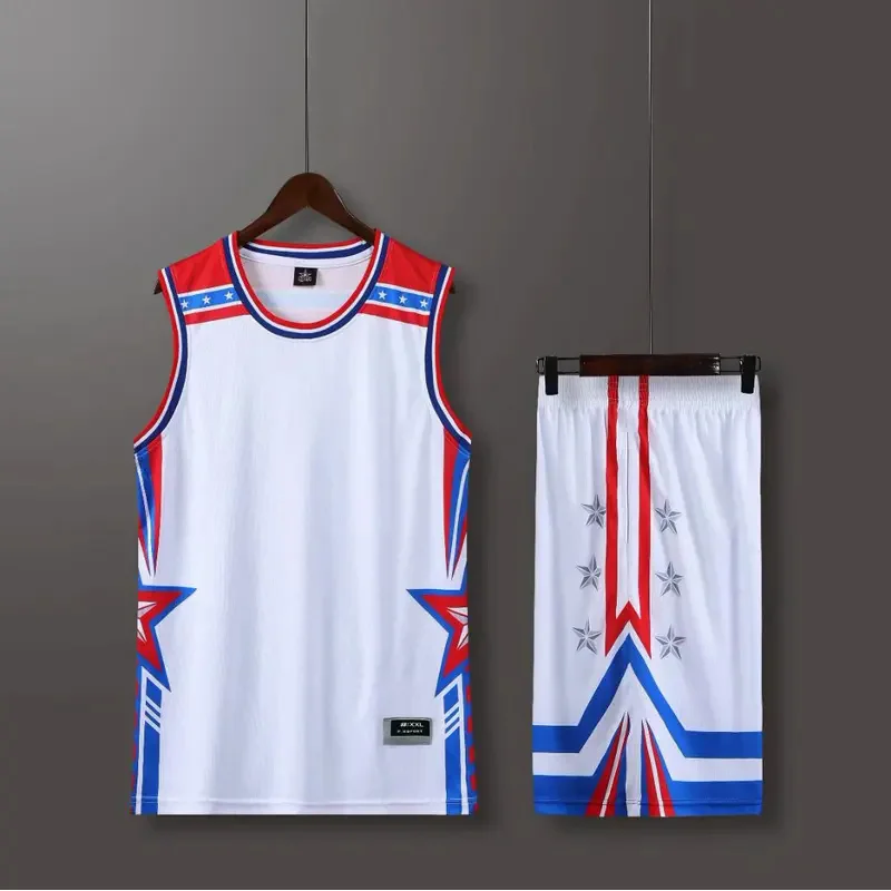 NEW 24 25  Men's sports kit Light Fans  Basketball Jerseys Men and kids game team Short sleeve uniform training Vest and shorts