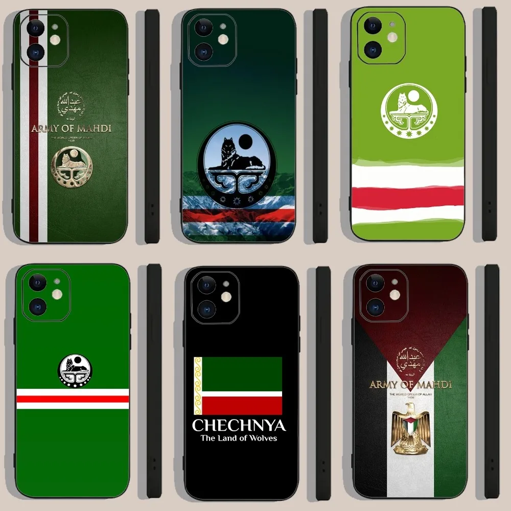 Chechnya flag Phone Case For Iphone 15 11 13 14 Pro Max 7 8 Plus X Xr Xs Max Se2020 12mini Cover Case