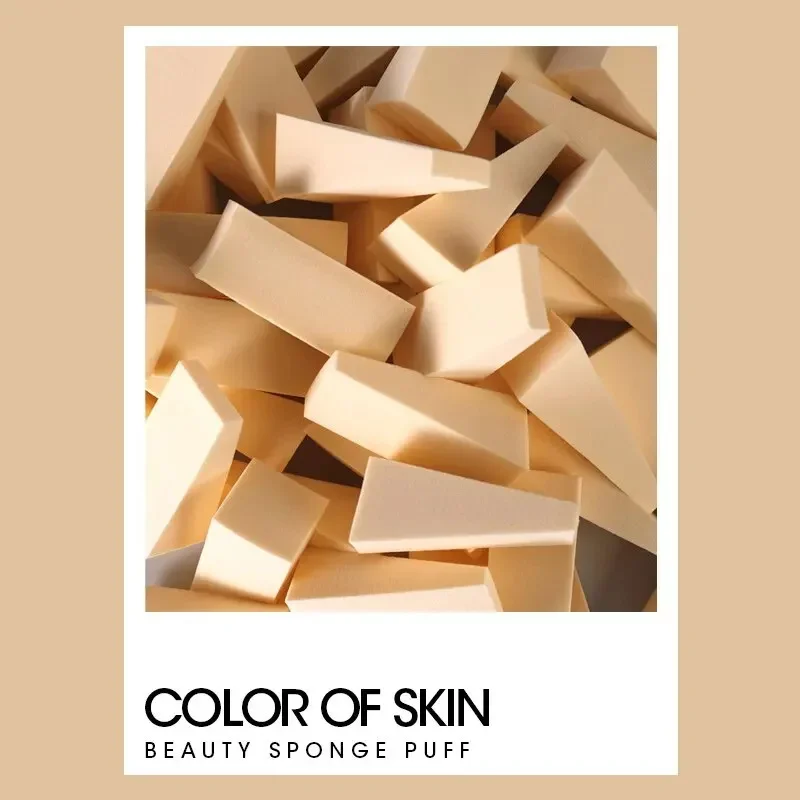 Éponge de maquillage douce, fond de teint pour le visage, correcteur, crème, mélange de poudre, bouffante de frottis, outil cosmétique, 50 pièces