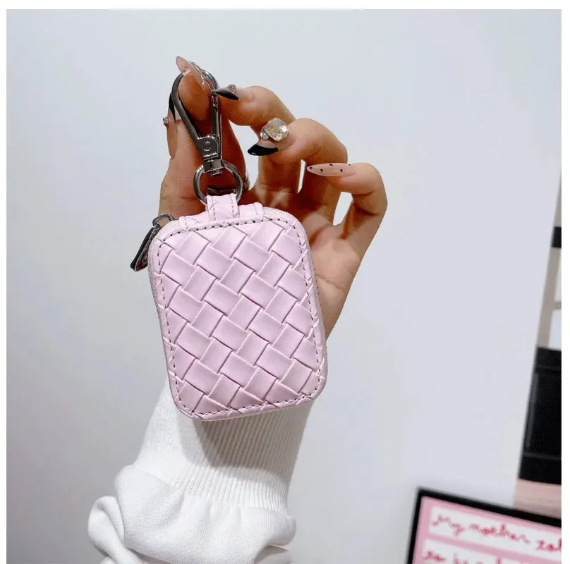 

Fashionable Woven Pattern Universal Leather Protector For AirPods 4 3 & AirPods Pro 2 Cases