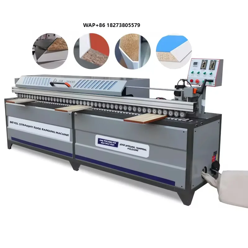 DW3000 Fully Automatic 45 Degree Oblique Straight Edge Panel Furniture Edge Banding Machine