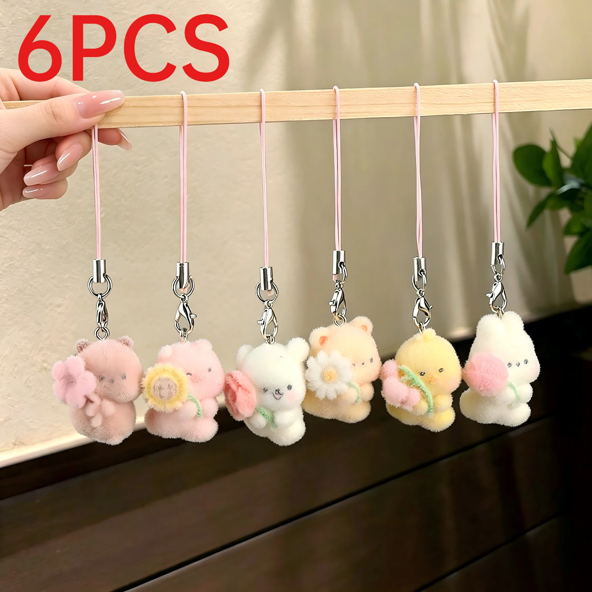 6-pecas-de-chaveiros-kawaii-3d-de-resina-flocada-com-animais-e-flores-pingente-de-bolsa-de-desenho-animado-alca-de-telefone-decoracao-ins-presente