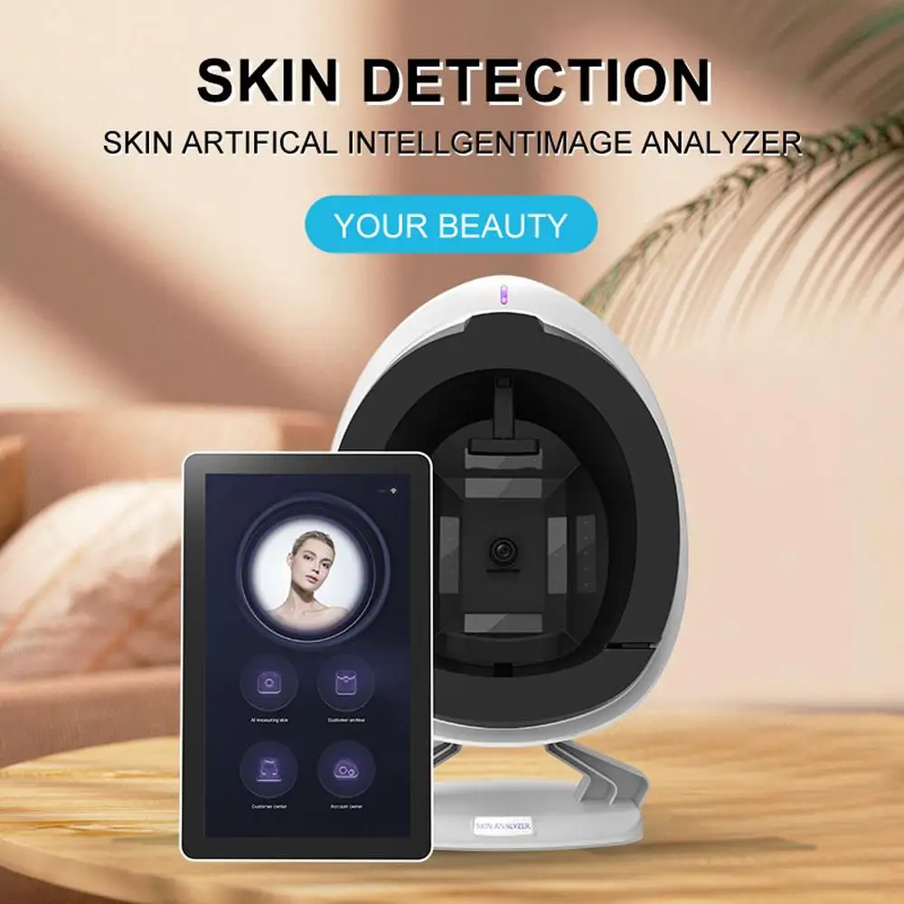 2024 Newest Skin Analysis Diagnosis Machine 3D ScanningAI Skin Prediction 36 Million Pixels Facial Scanner Skin Analyzer