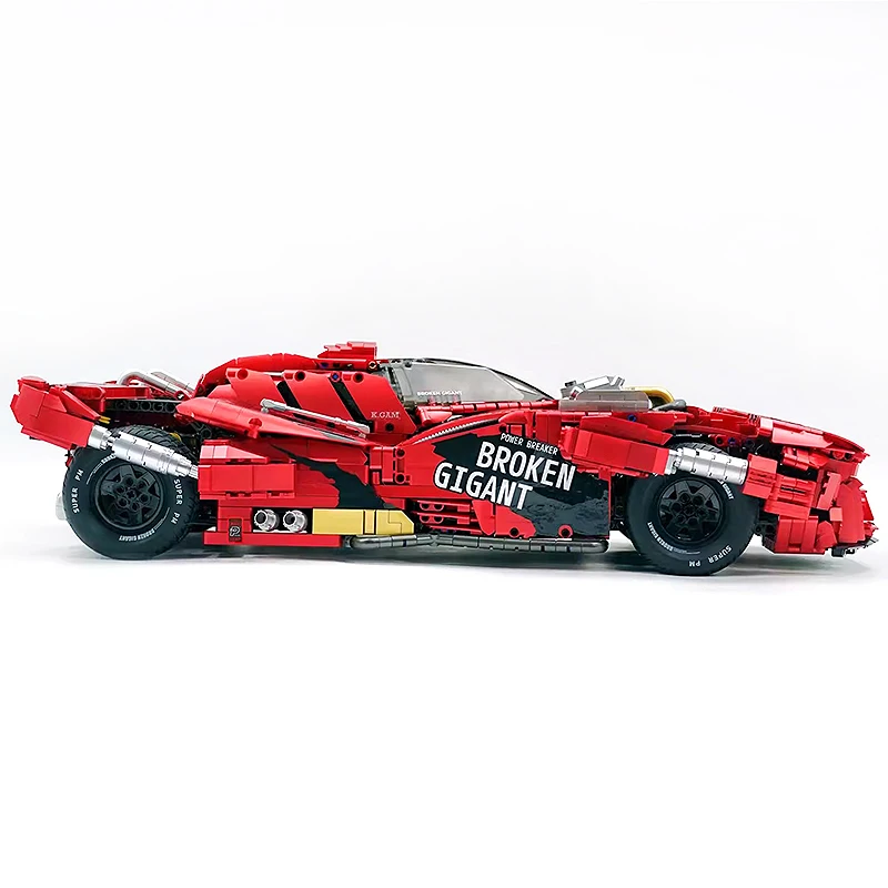 MOC Hot Style High-Tech Super Racing Sport Vehicle GULY 10619 Building Block Educational Brick Puzzle DIY Toy Christmas Gift Kid
