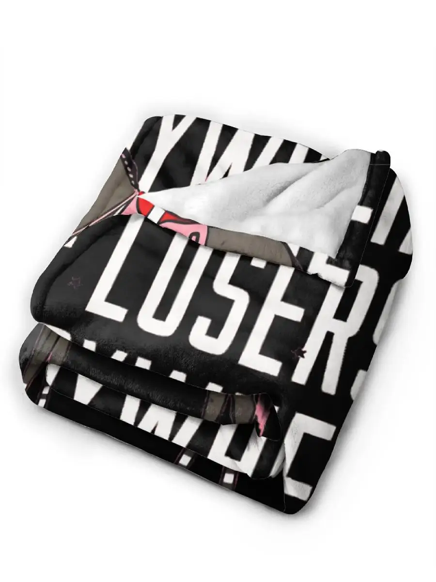 بطانية رمي قطيفة من Haru Urara مفرش سرير ناعم ودافئ من الفلانيل للأطفال والكبار نجمة خاسرين في كل مكان