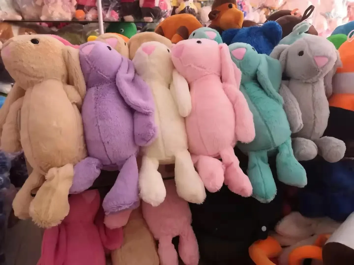 30cmの柔らかいぬいぐるみウサギのおもちゃ、かわいい綿のぬいぐるみ、イースターウサギ、長い耳のウサギのぬいぐるみ人形、PP綿入りのウサギのぬいぐるみおもちゃ