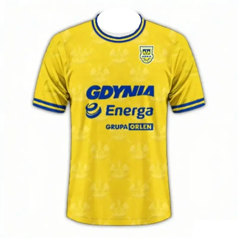 2026 Latest Polish Super Football Men's Jersey Poland Quick Drying Arka Gdynia Soccer  Polish Training Fans T-shirt Beach Wear