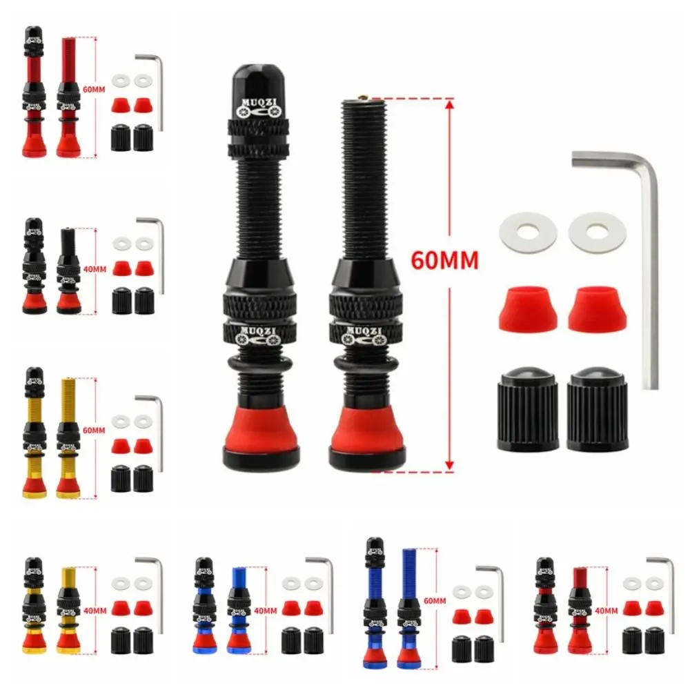 صمام الاطارات لايحتاج مع وجع ، صمام Schrader الدراجة ، ومقاومة التآكل ، ومقاومة التآكل ، 40 مللي متر ، 60 مللي متر