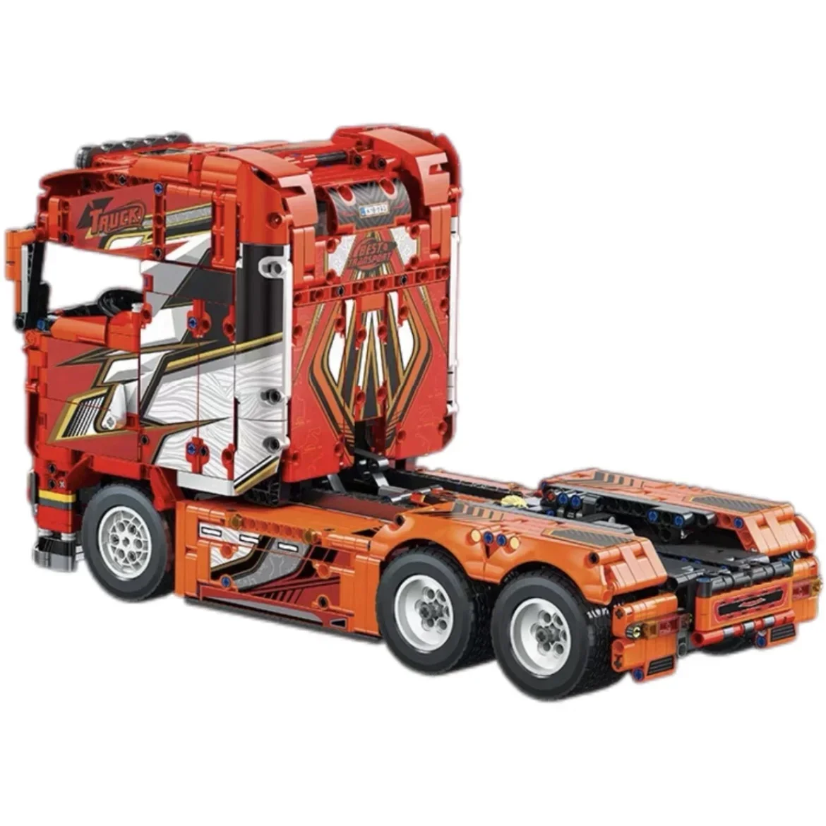 Technical City 1708pcs Scanias Longline V8 Truck Model Building Blocks Set MOC Assemble Truck Car Bricks Toys For Children Gifts