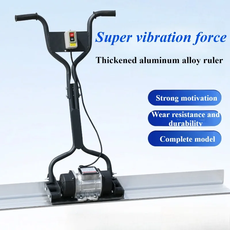Electric Concrete Vibratory Screed With Vibrating Motor For Cement Floor Leveling And Paving Finishing Tool