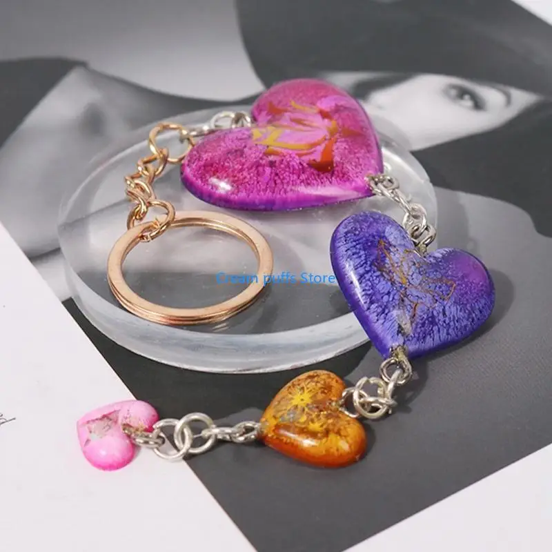 50LE Love Heart Patch Mold Mold Epoxy คริสตัลซิลิโคนแม่พิมพ์แม่พิมพ์แม่พิมพ์แม่พิมพ์แม่พิมพ์