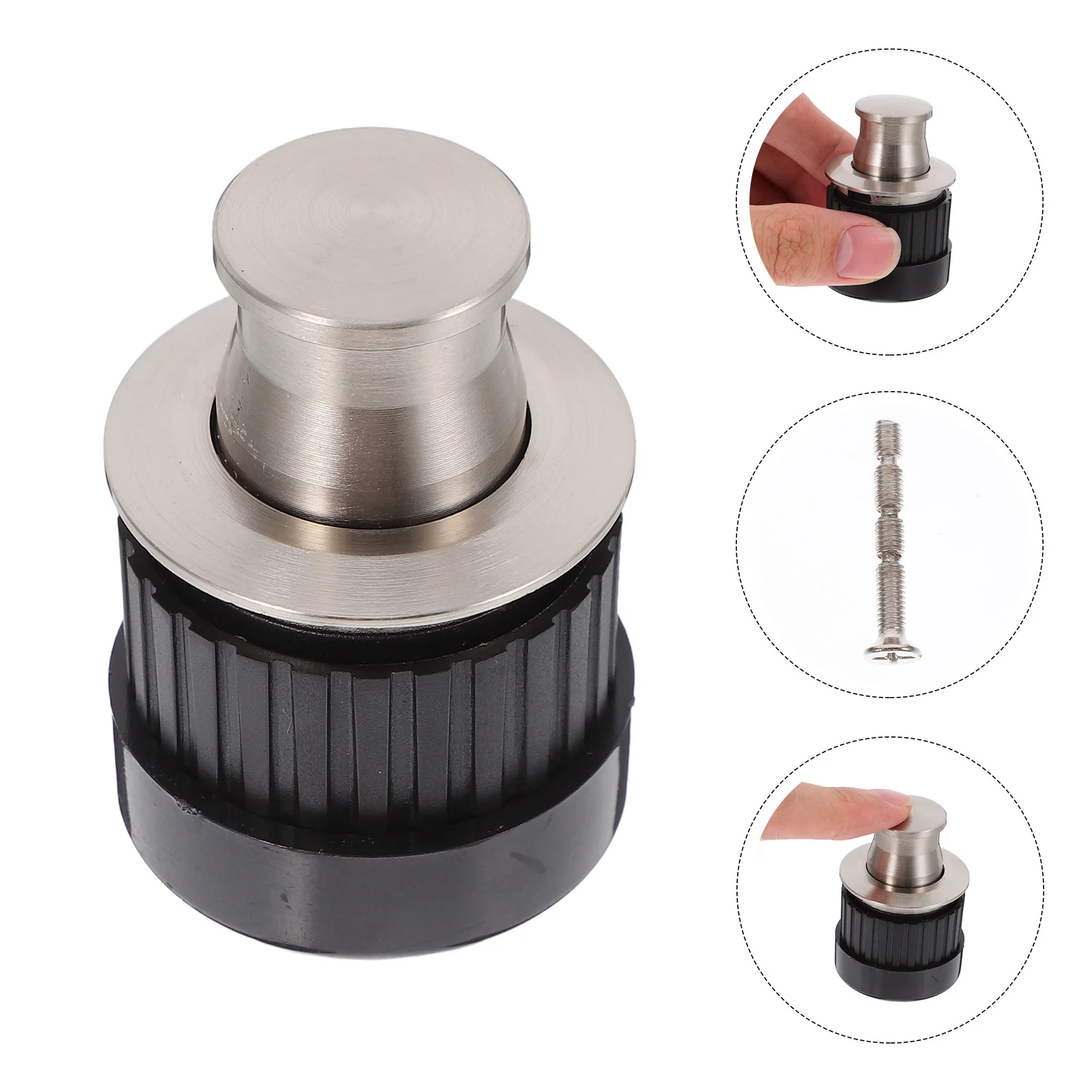 غير مرئية أخفى راحة مقبض سحب إصبع إدراج جزءا لا يتجزأ من المنبثقة مقبض للأبواب المنزلقة أدراج خزائن مخفية #1